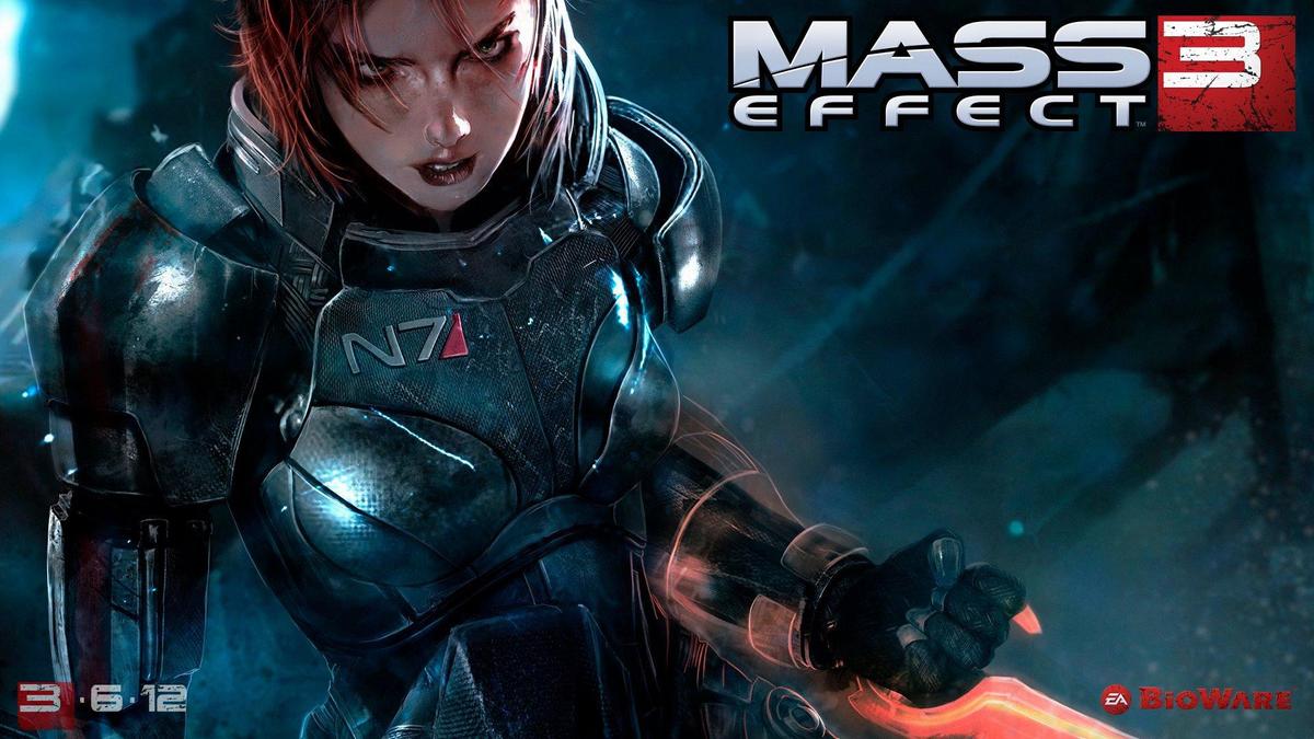 Mass Effect 3 Weiblicher Shepard Wallpap