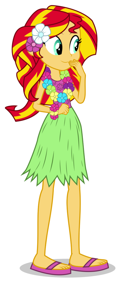 hula sunset shimmer puppet by mohawgo-d7