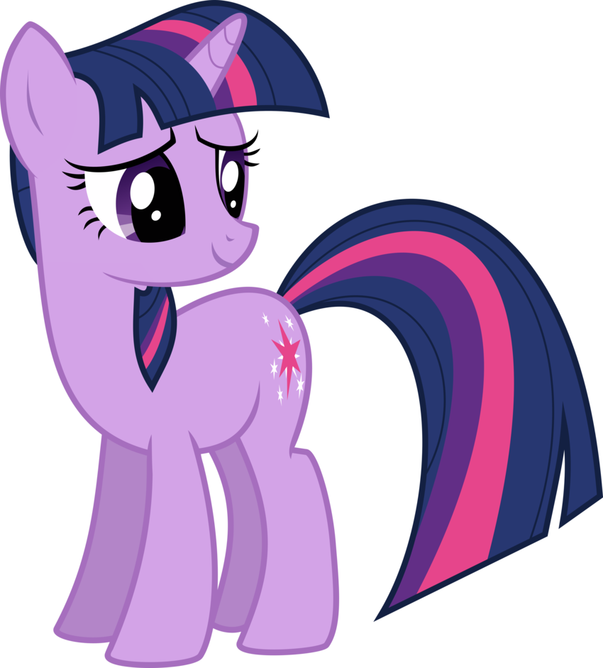 my little pony vector   smiling twilight