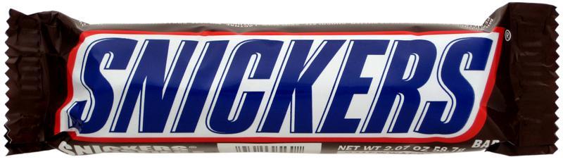 Snickers wrapped