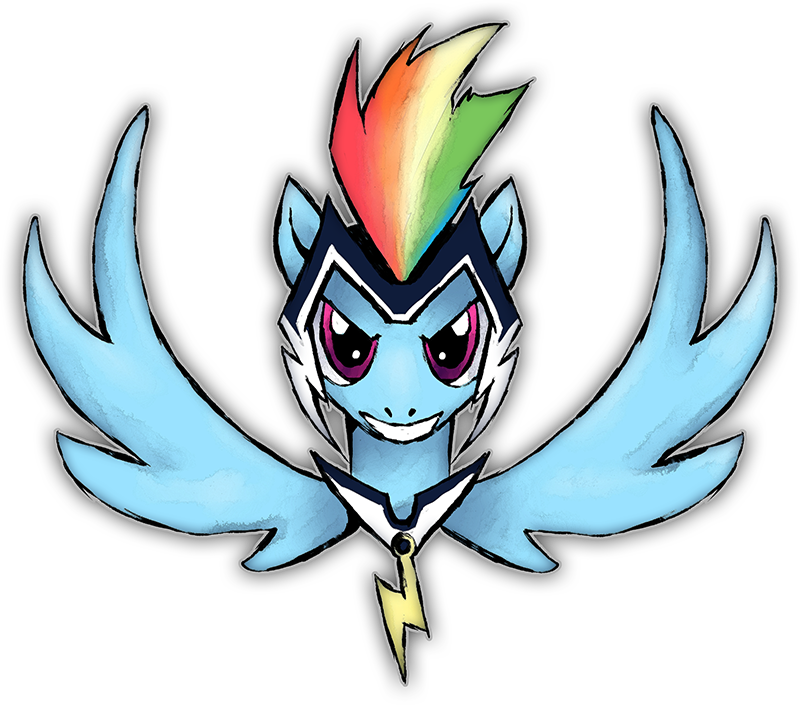 power pony zap rainbow dash by kaizerin-