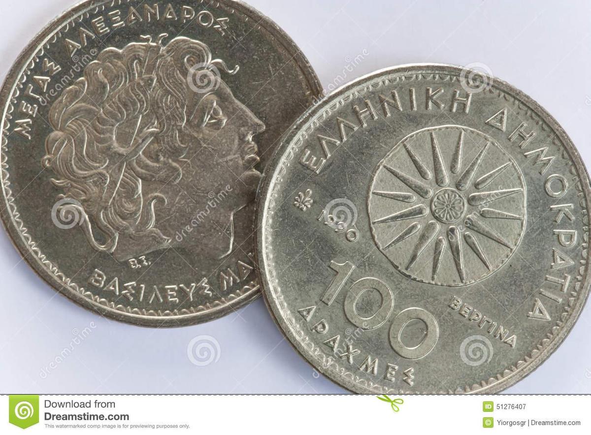griechische-mnzen-der-drachme-mit-alexan