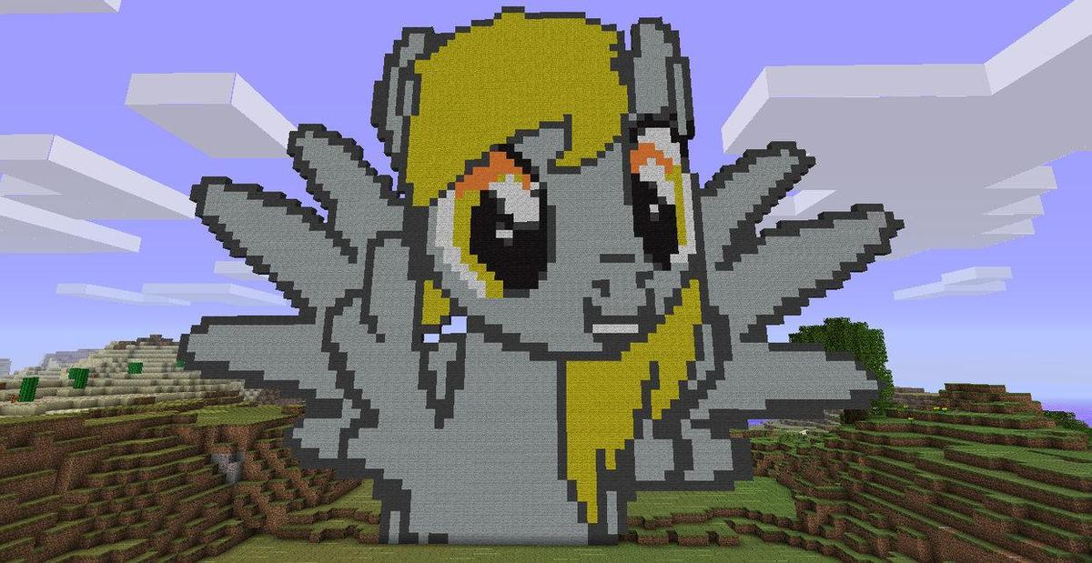 derpy hooves   minecraft by sunegem-d3kz