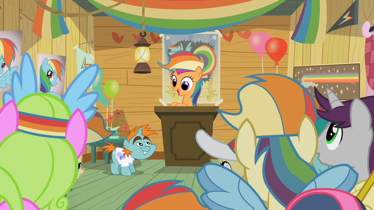 Rainbow Dash Fan Club Meeting S2E8