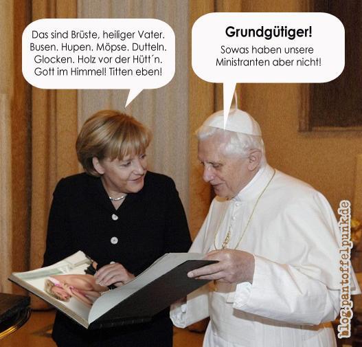 papst titten