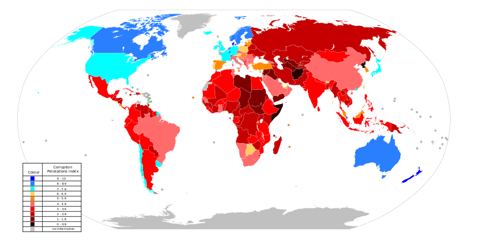 World Map Index of perception of corrupt.jpg