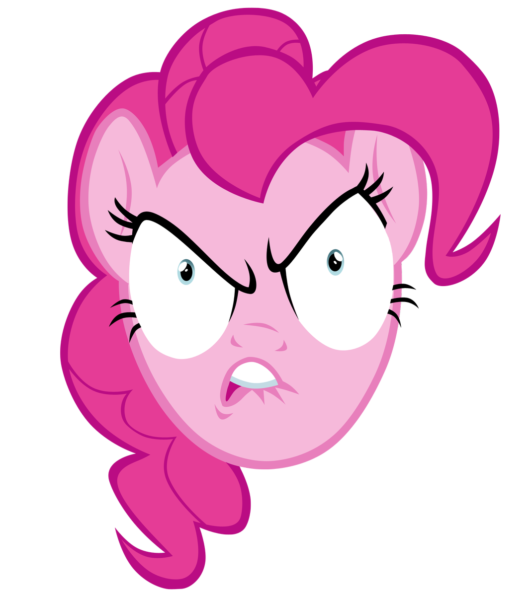 angry pinkie pie vector by katiepox-d4n6