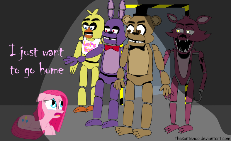 pinkamena spends five nights at freddy s