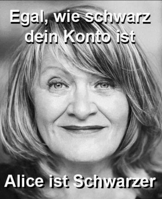 alice scgwarzer egal wie schwarz dein ko