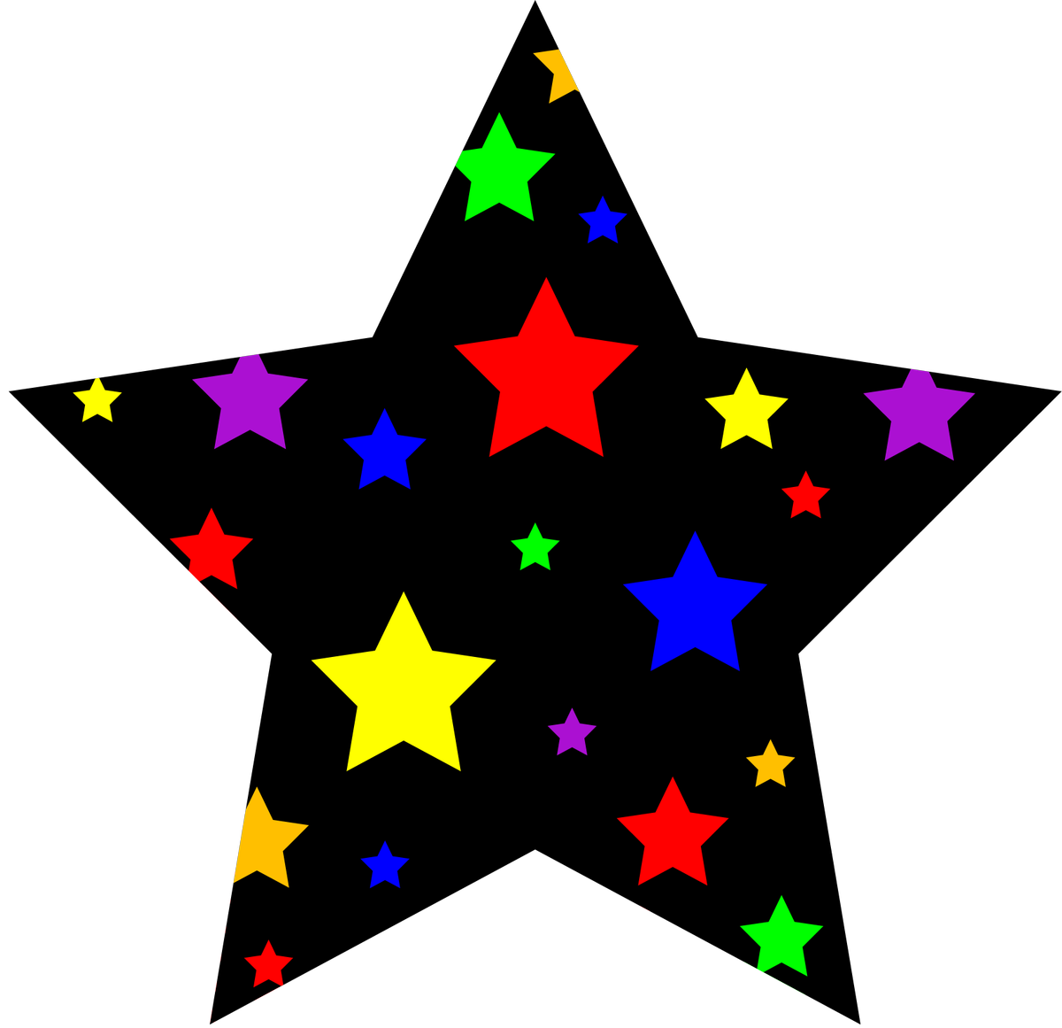 clipart-star-4th july new year star rain