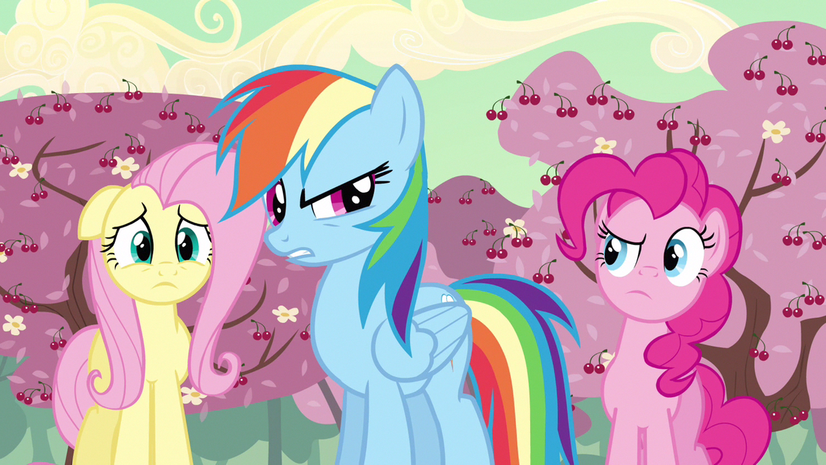 Rainbow Dash tomorrow huh S2E14