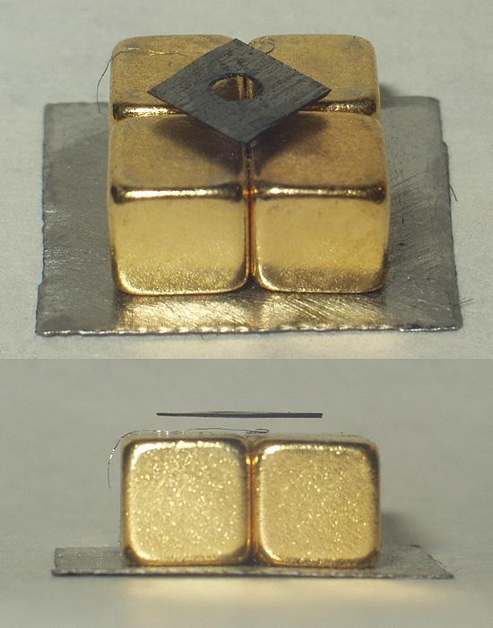 Diamagnetic graphite levitation