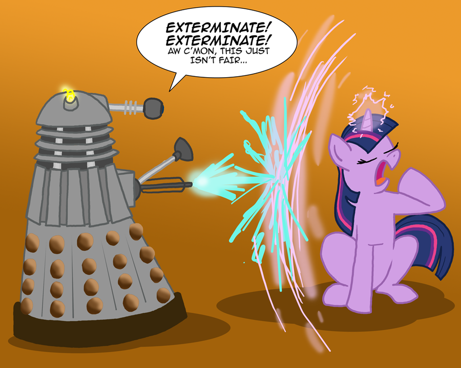 mlpfim  pony vs  dalek 2    twilight spa