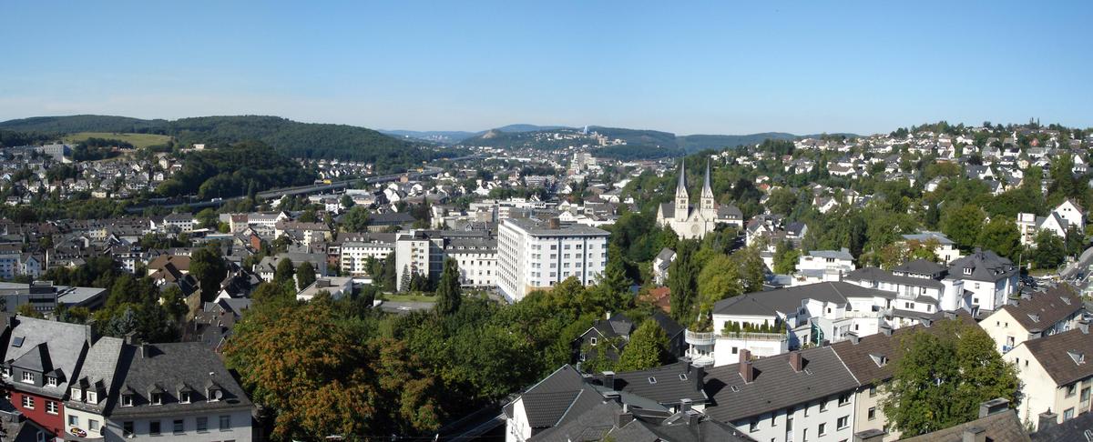 Siegen Aussicht Oberes Schloss Schlosspa