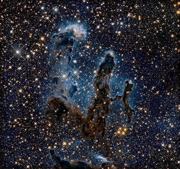 New view of the Pillars of Creation - in