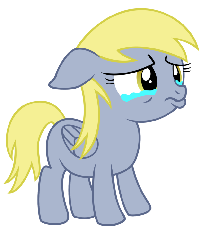filly derpy crying by ellittest-d5tip27