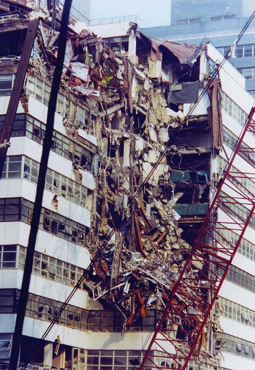 Fiterman hall damage