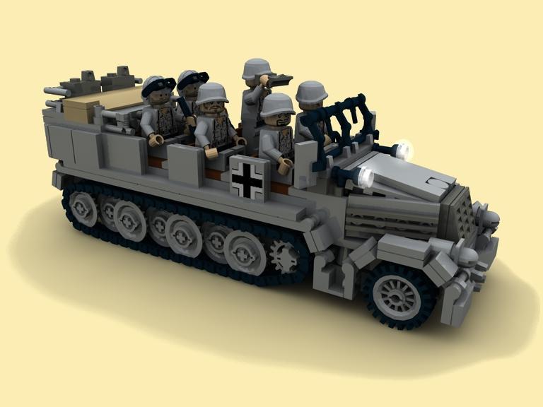LEGO German SdKfz 7 Armored Tank 5