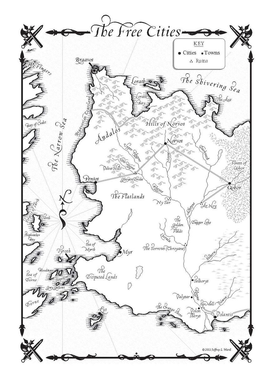 The free cities Adwd map