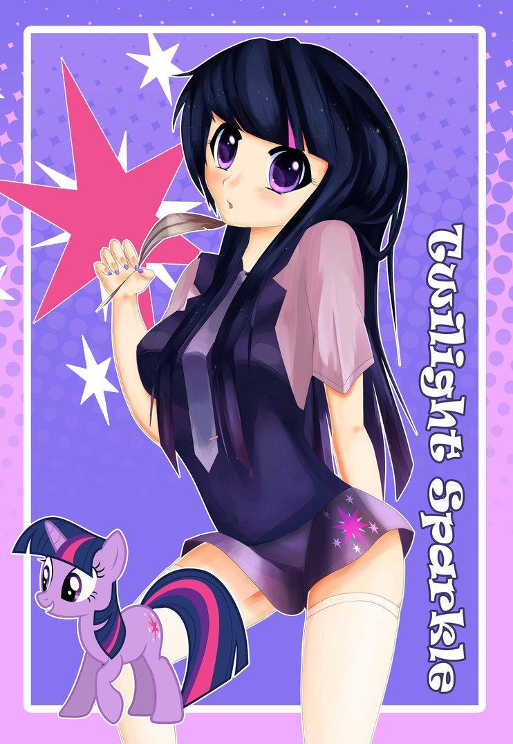 human mane 6  twilight sparkle by netame