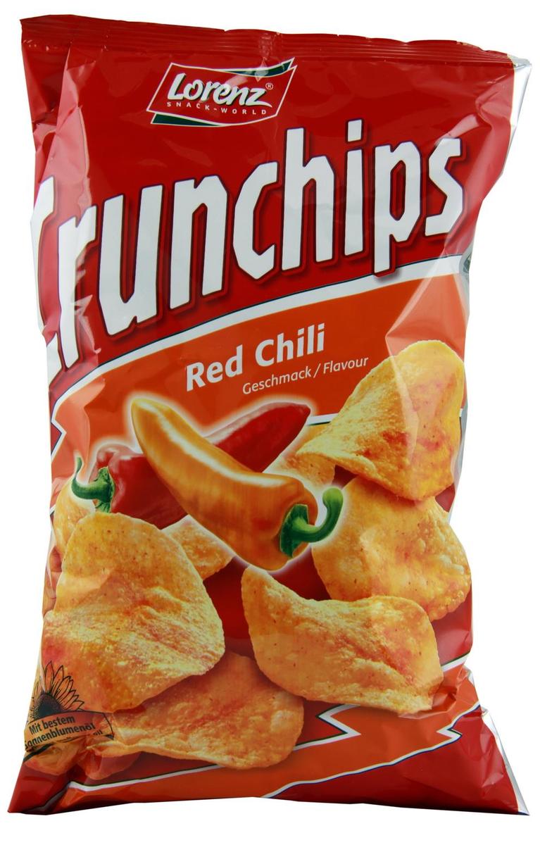 lorenz snack crunchips red chili