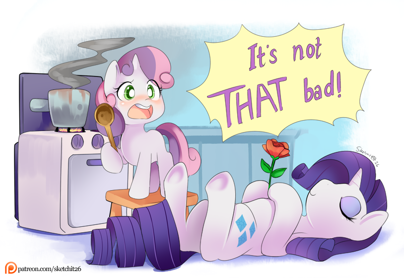 sweetie belle cooking skill by ende26-d8