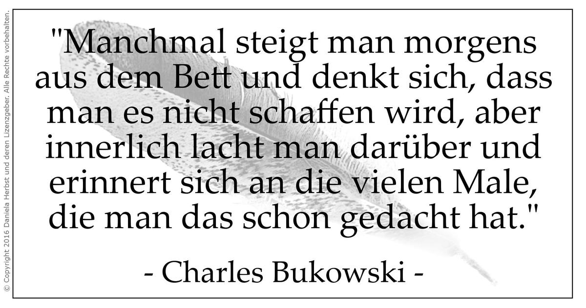 Zitat schaffen Bukowski buchherbst