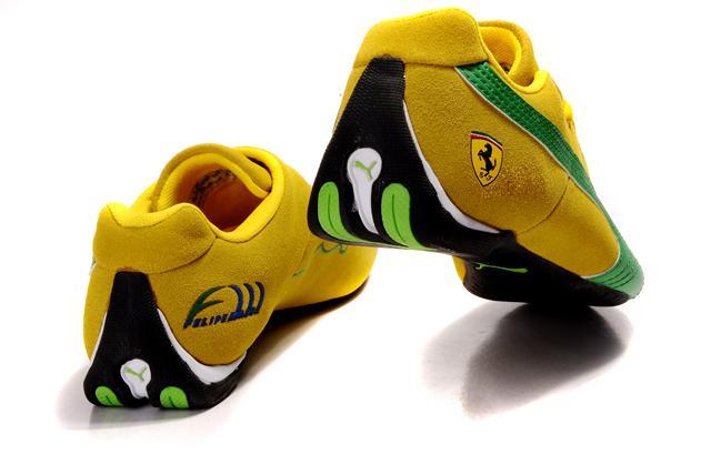 Puma-Ferrari-Mens-Shoes-Yellow-Green-77 