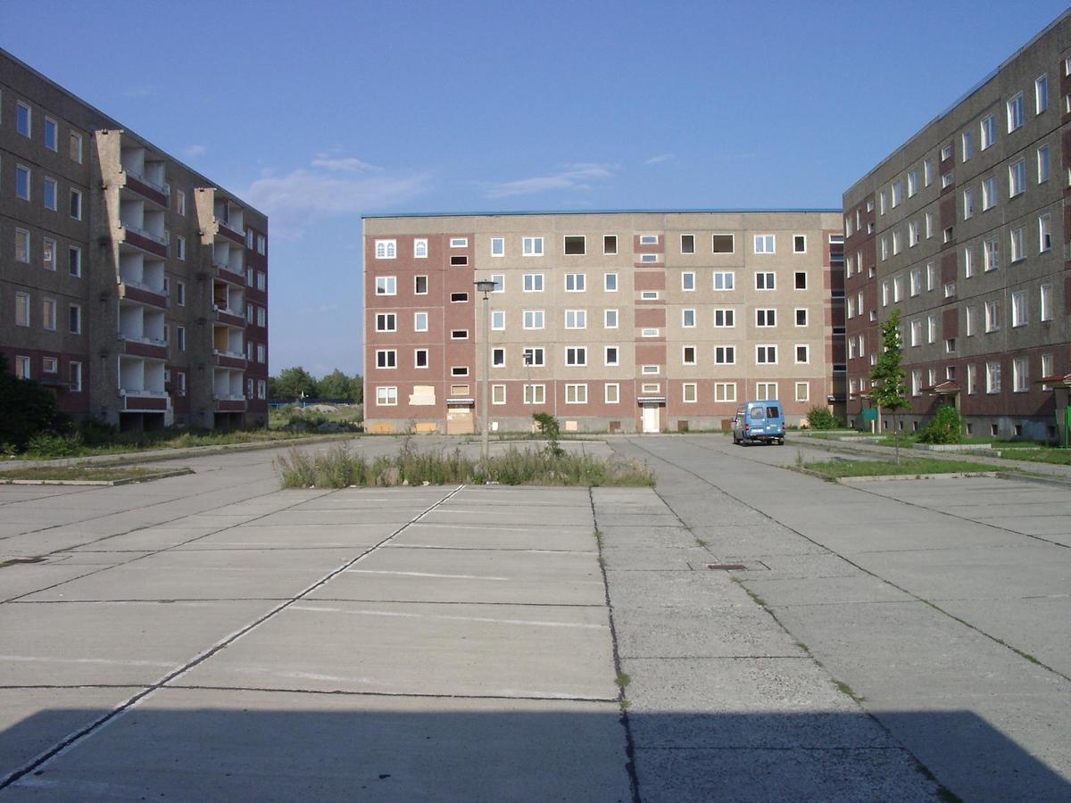 Plattenbau Leerstand Weisswasser 2004