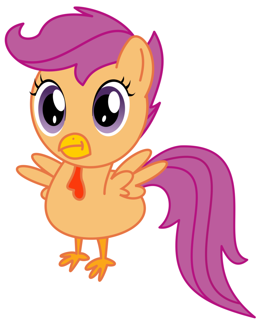 scootaloo chicken by superponytime-d4zrt