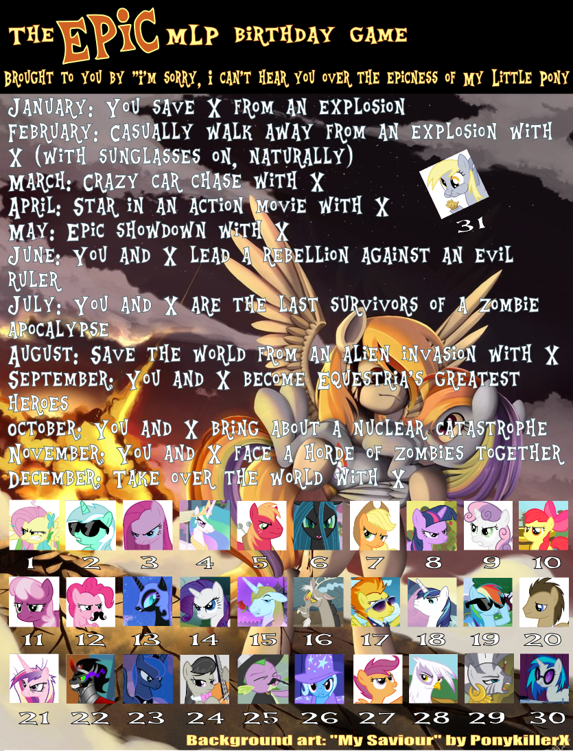 the epic mlp birthday game by filpaperso