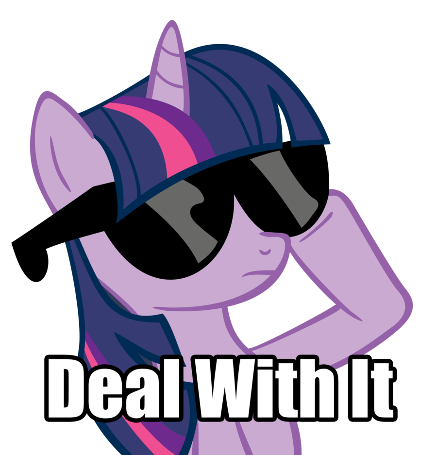 deal with it    twilight style by j bron