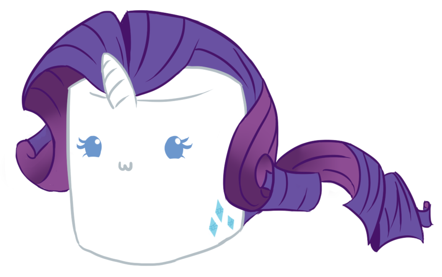 rarity the marshmallow by applestems-d47