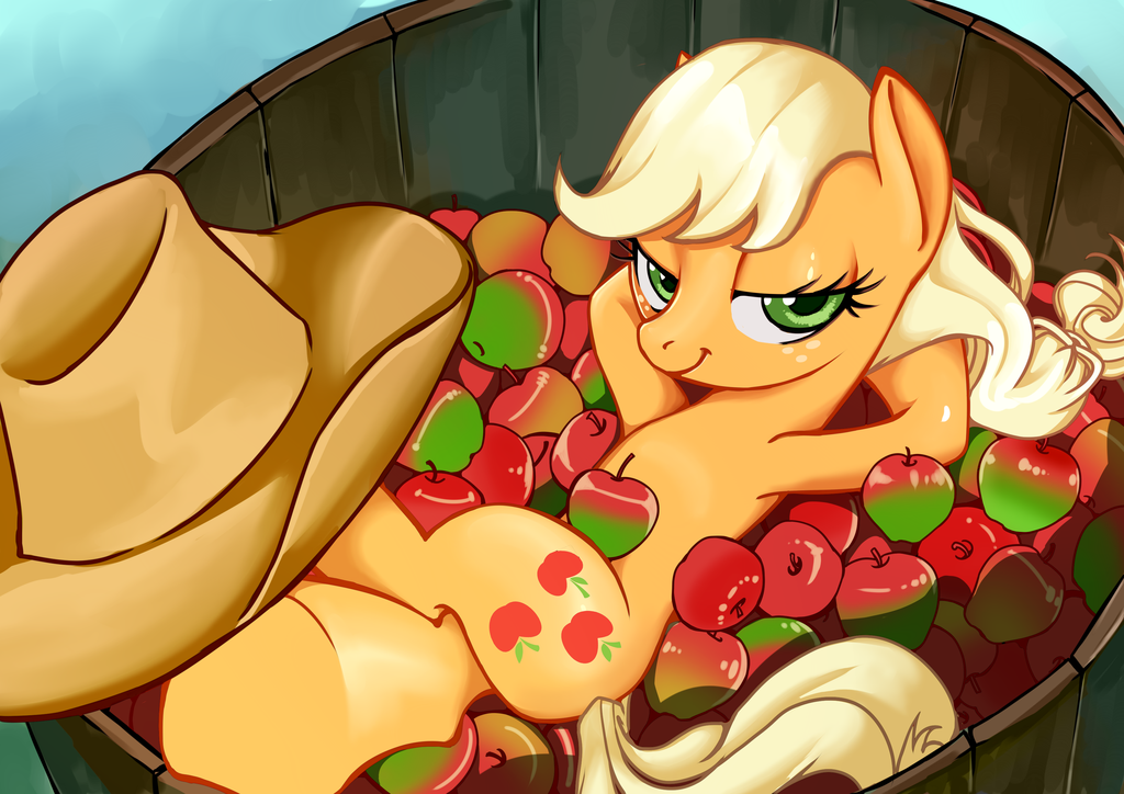 juicy apple  bad apple by gashiboka-d6jd