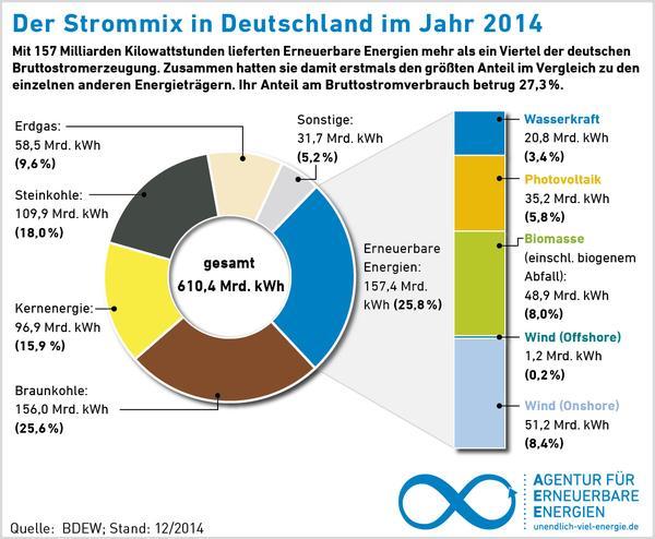 5228.AEE Strommix Deutschland 2014 Dez14