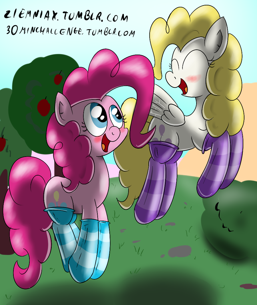 pinkie pie and surprise 30 min art chall