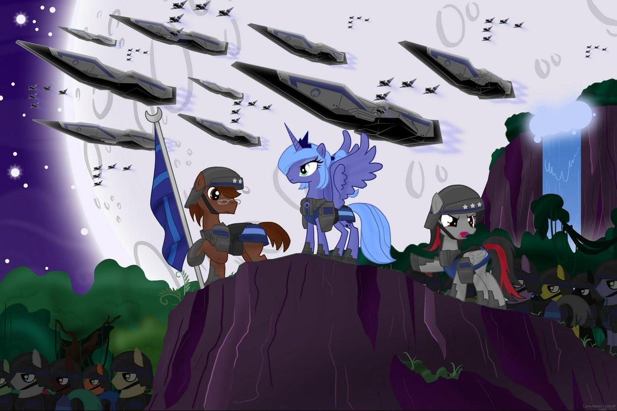 Princess Luna command a large amout of a