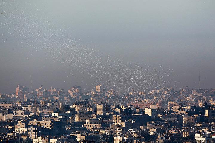 Gaza-Strip--Leaflets-drop-048