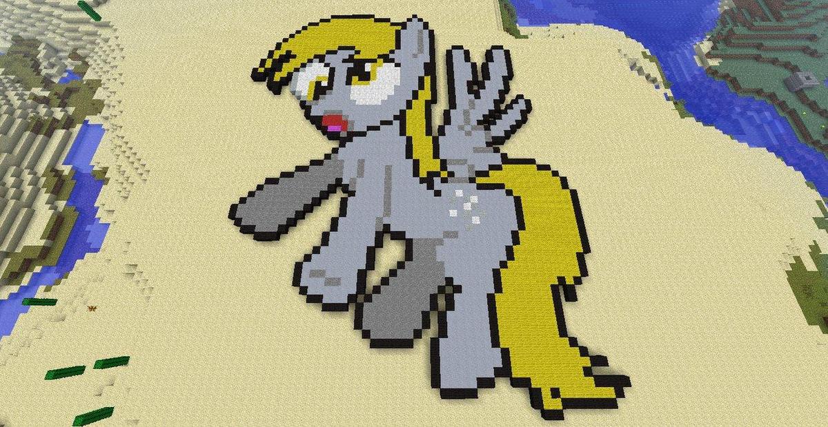 mincraft  derpy hooves by angel molina-d