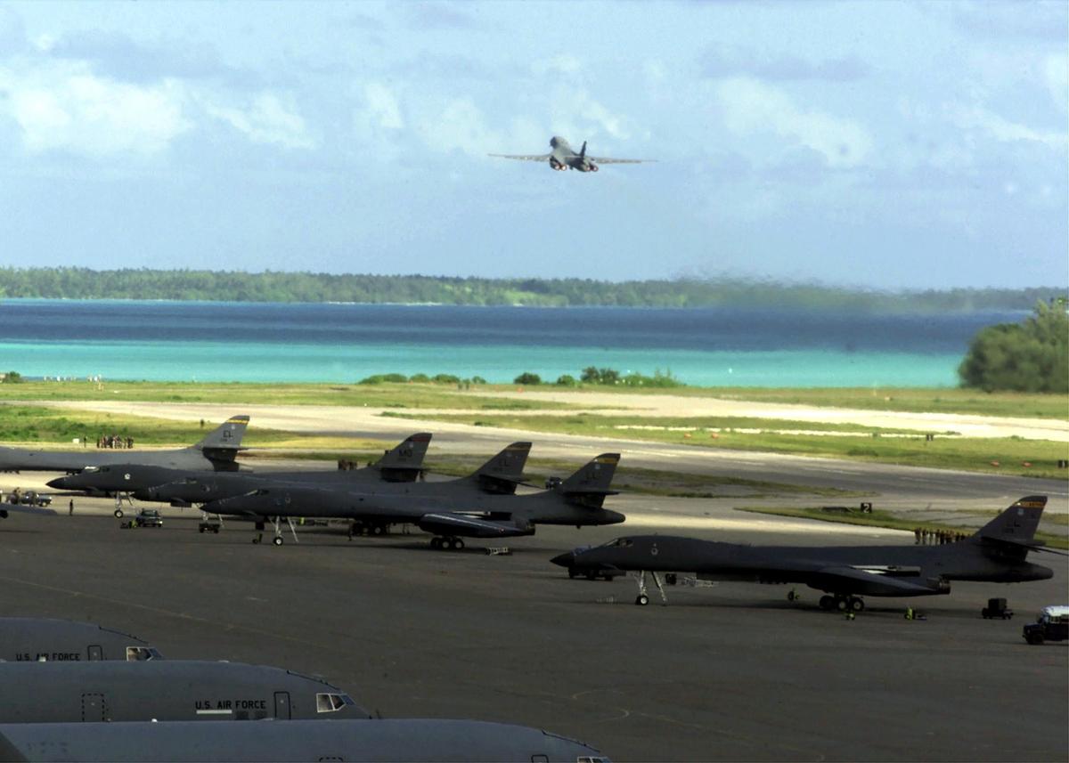 B-1 Bombers on Diego Garcia