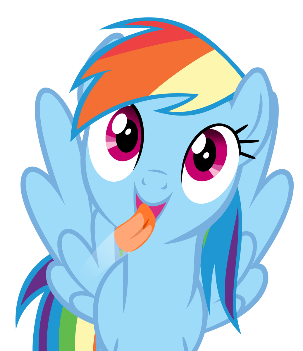 Rainbow dash licking screen by sportsrac