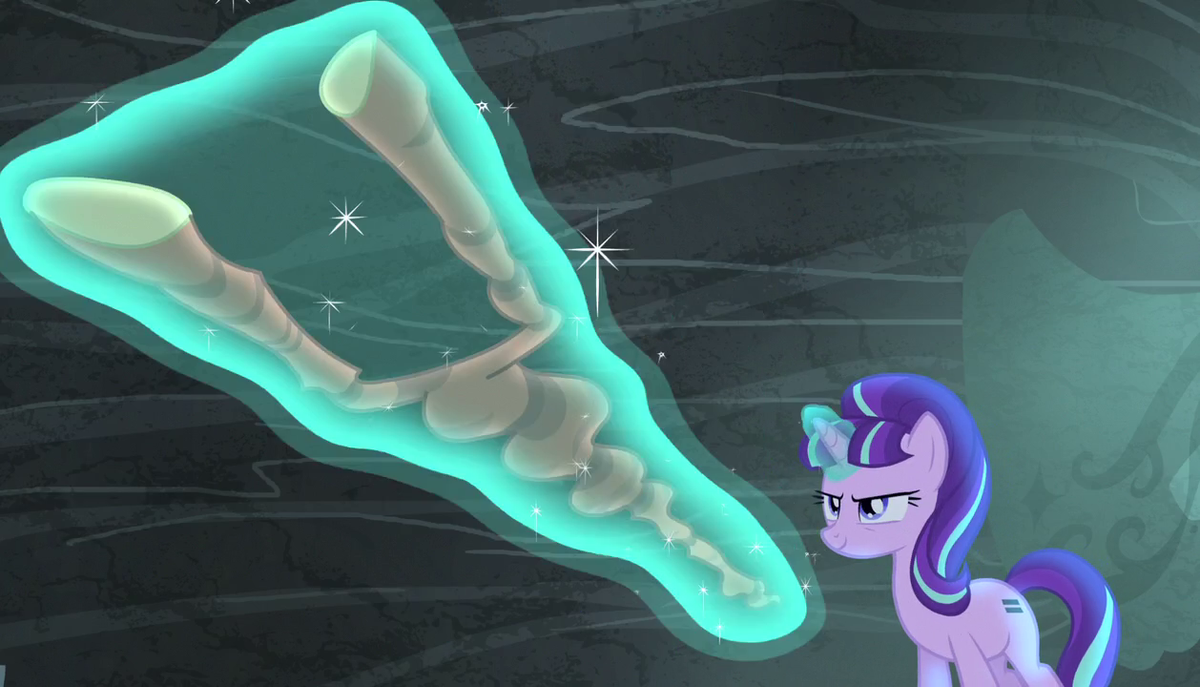 Starlight aims the Staff of Sameness S5E