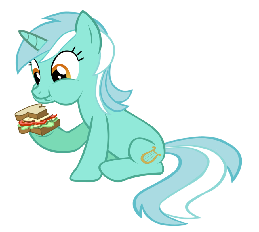  vector  lyra and her sandwich by triteb