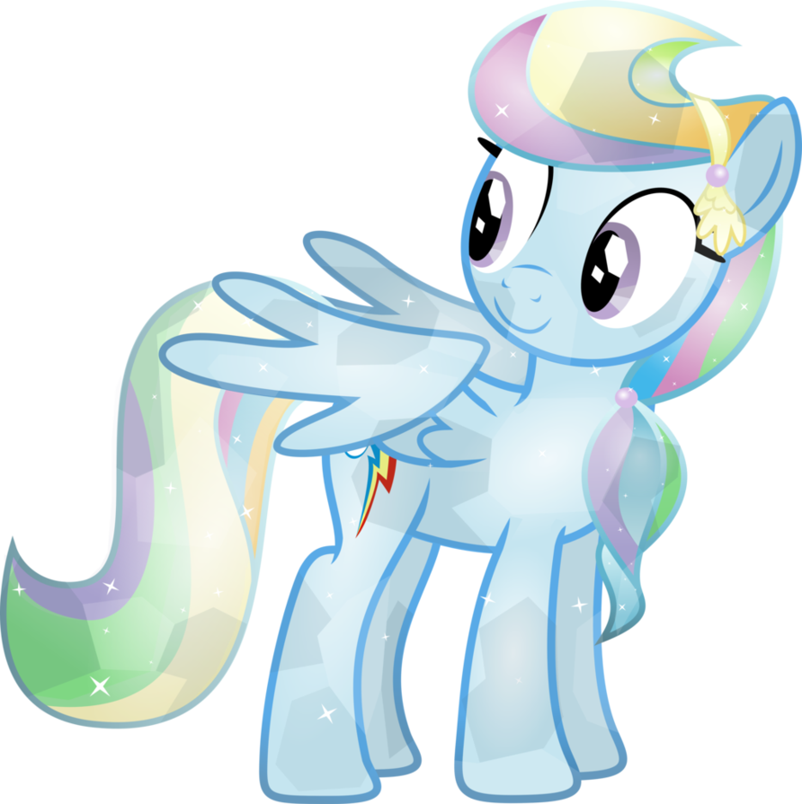 crystal rainbow dash by theshadowstone-d