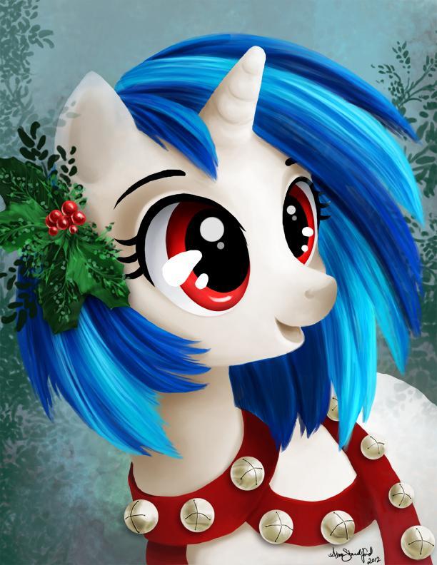 merry christmas from vinyl scratch by tu