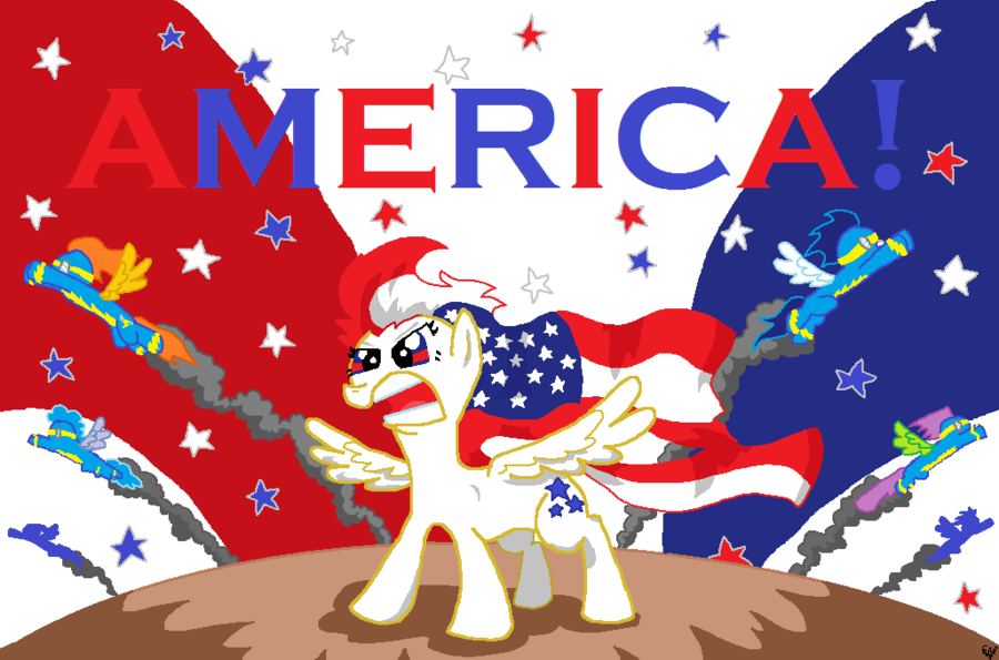 star spangler  the american pony by croc