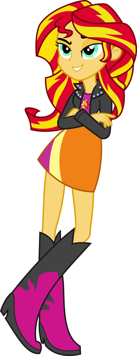 bossy sunset shimmer by kiattakatt-d6pxj