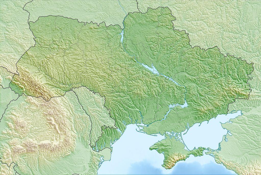 1024px Ukraine relief location map
