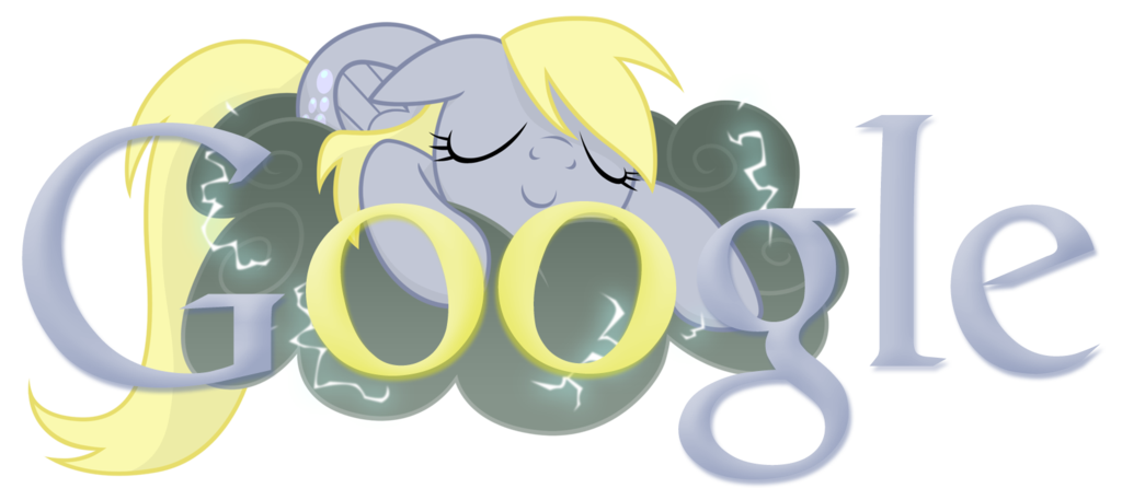 derpy hooves ditsy doo google logo by ss