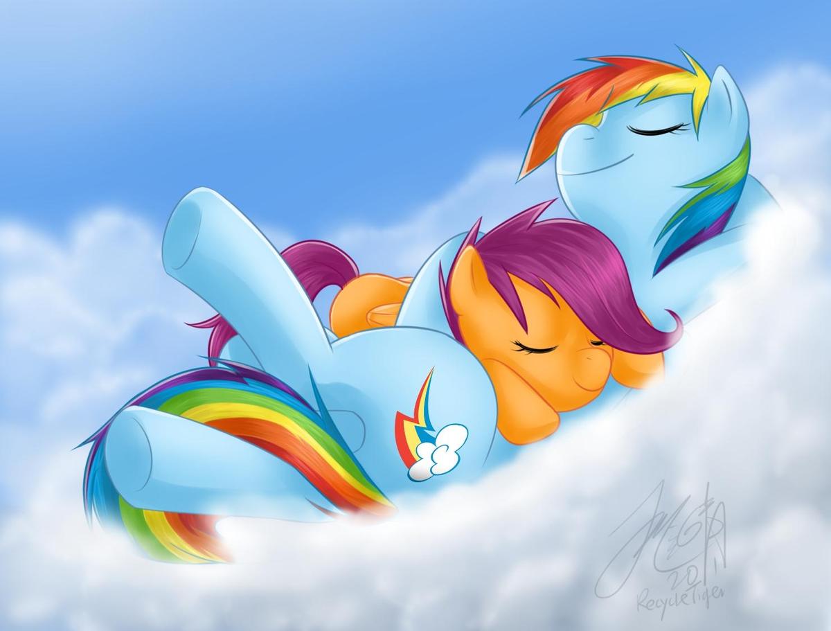 sisterhood-rainbow-dash-and-scootaloo-ml